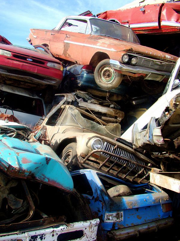 Scrap metal processing